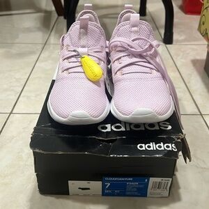New - Women’s Pink Cloud foam Pure by Adidas Size 7